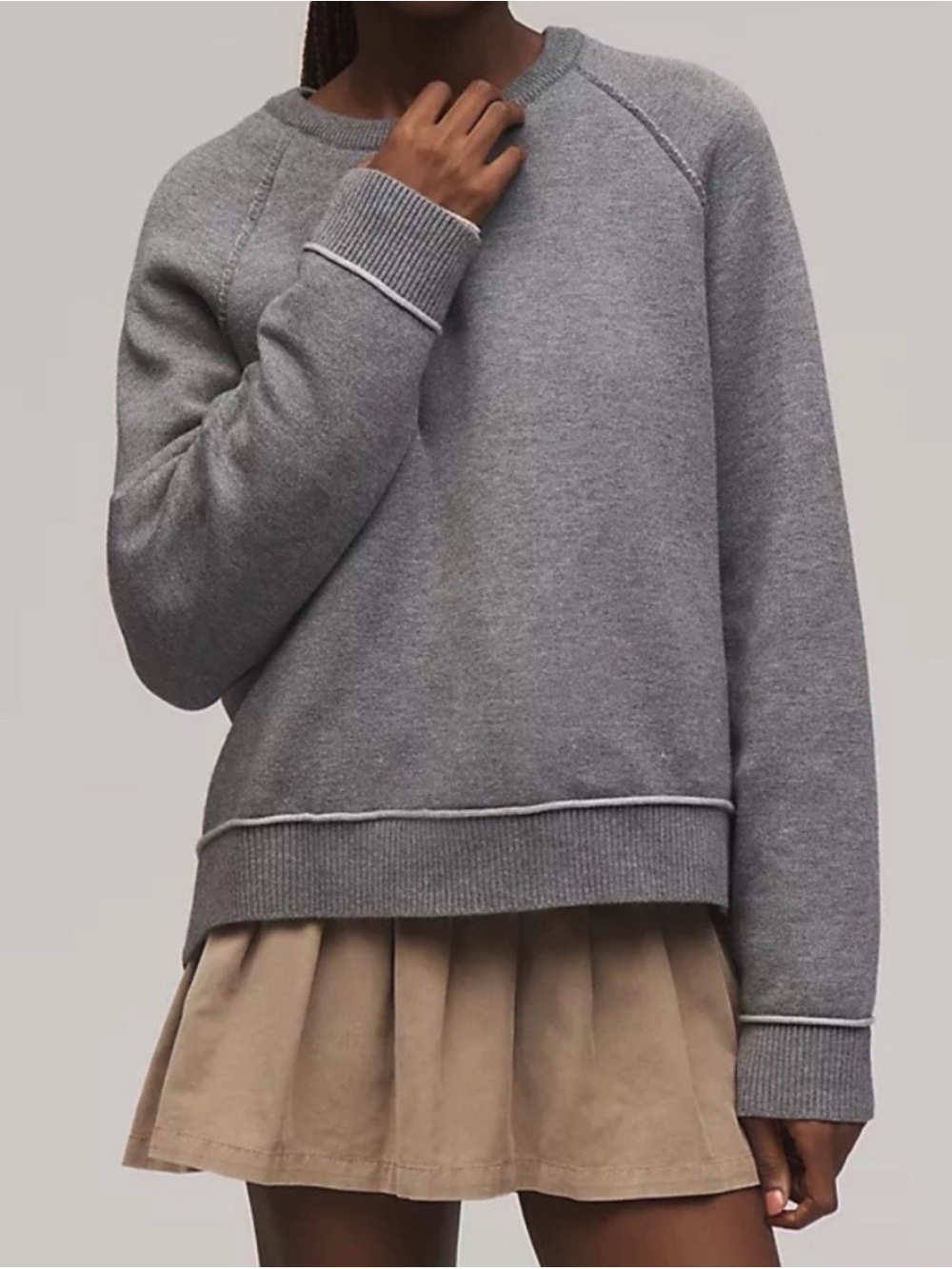 Pilcro The Oaklyn Cozy Crewneck Sweatshirt